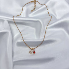 Aquarius in January Necklace