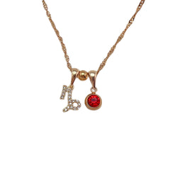 Capricorn in January Necklace