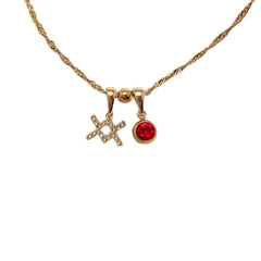 Aquarius in January Necklace