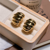 Croissant Stud Earrings
