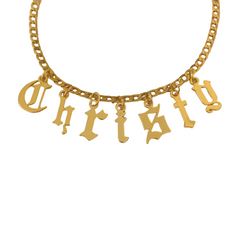 Cubano Gothic Custom Necklace (4436289716290)