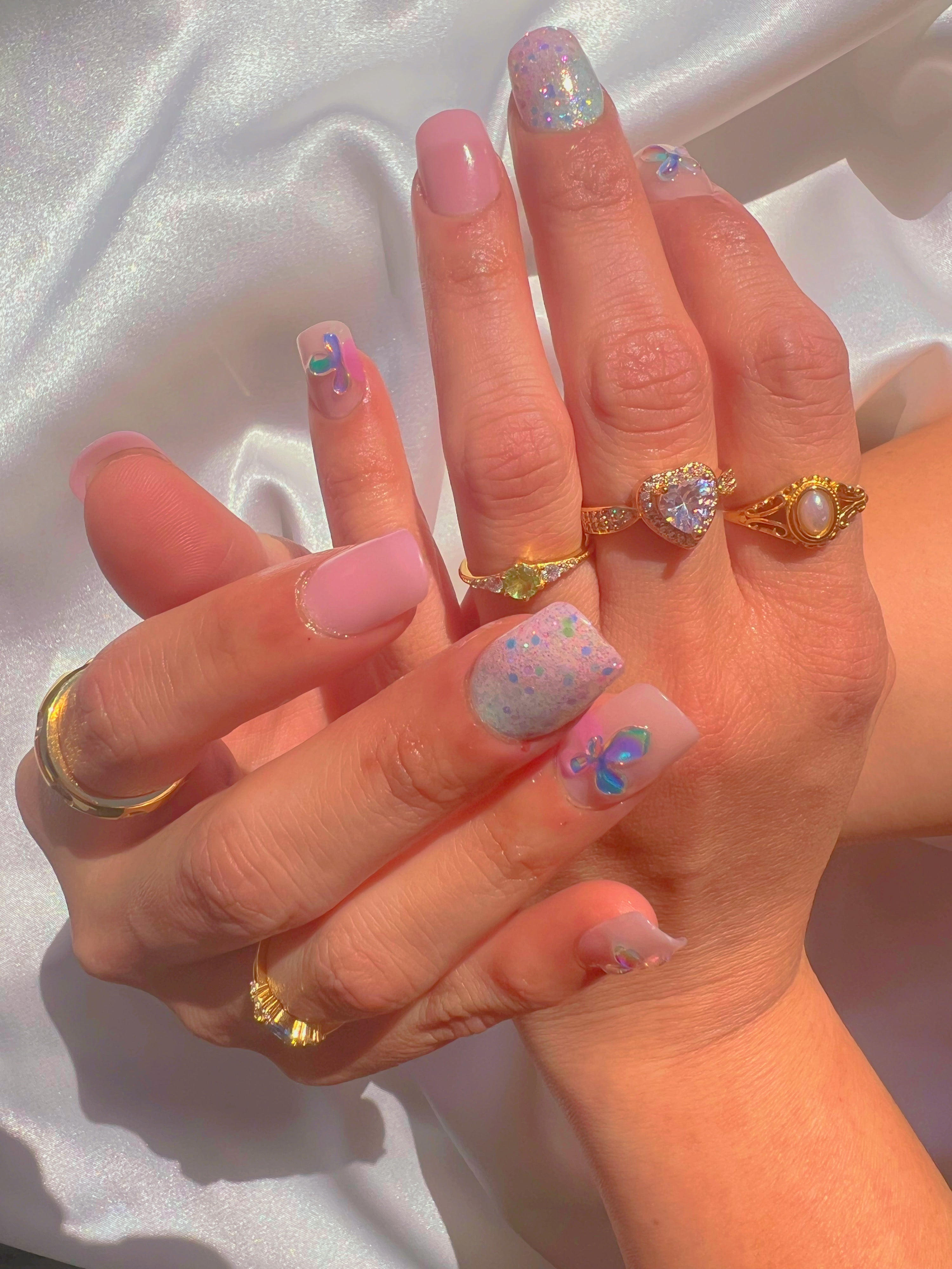 Cotton Candy Press-On Nails