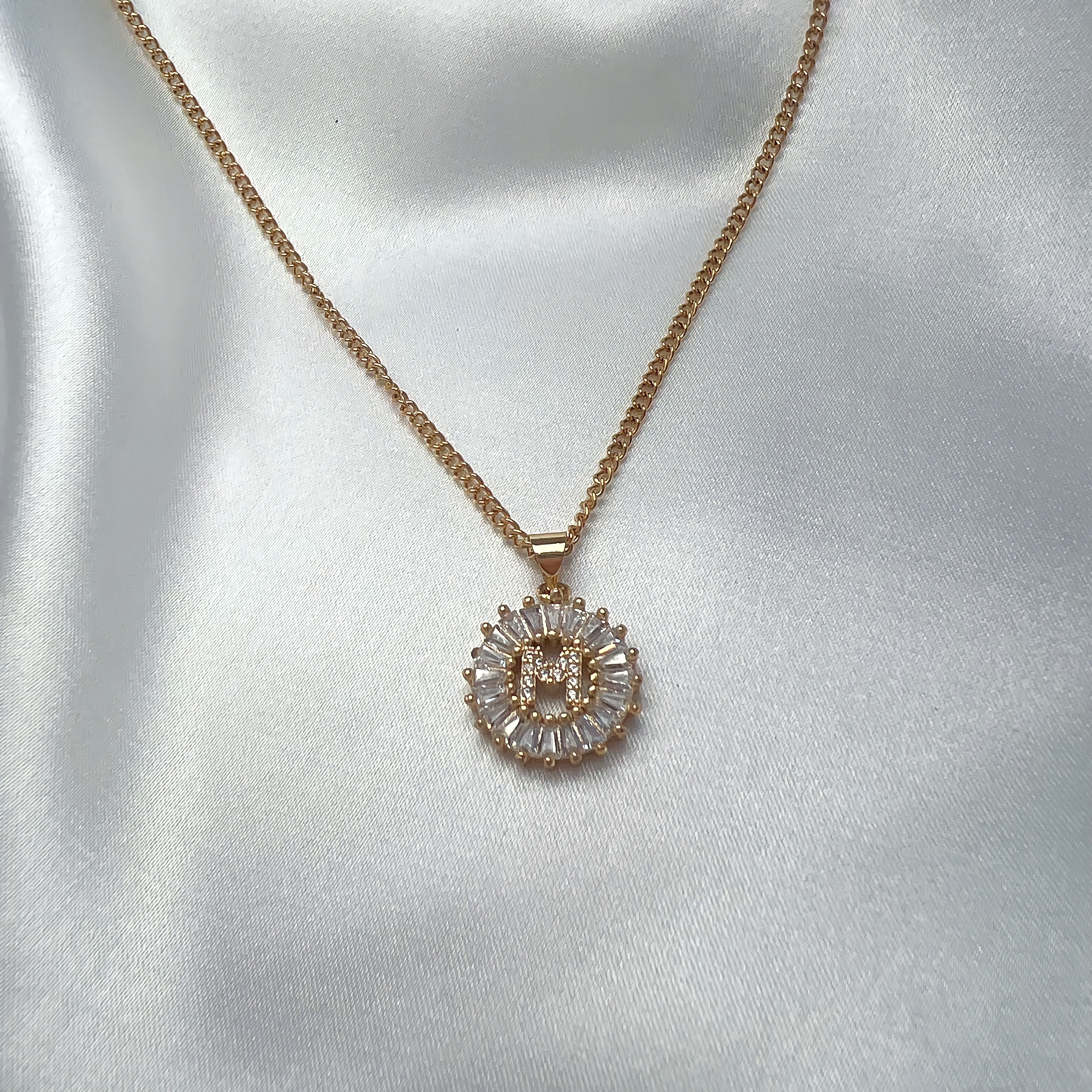 A-Z Frosty Initials Necklace