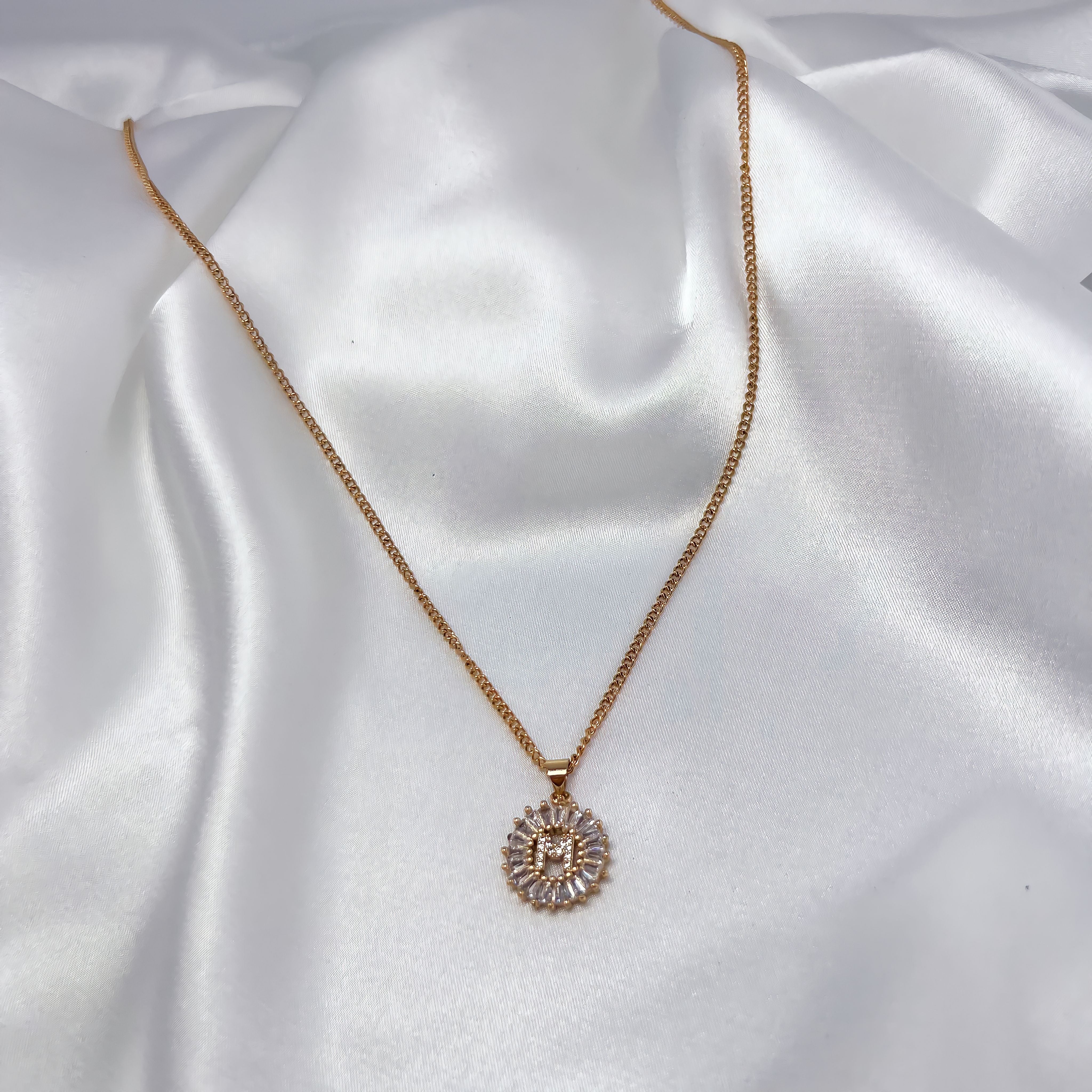 A-Z Frosty Initials Necklace