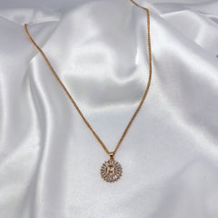 A-Z Frosty Initials Necklace