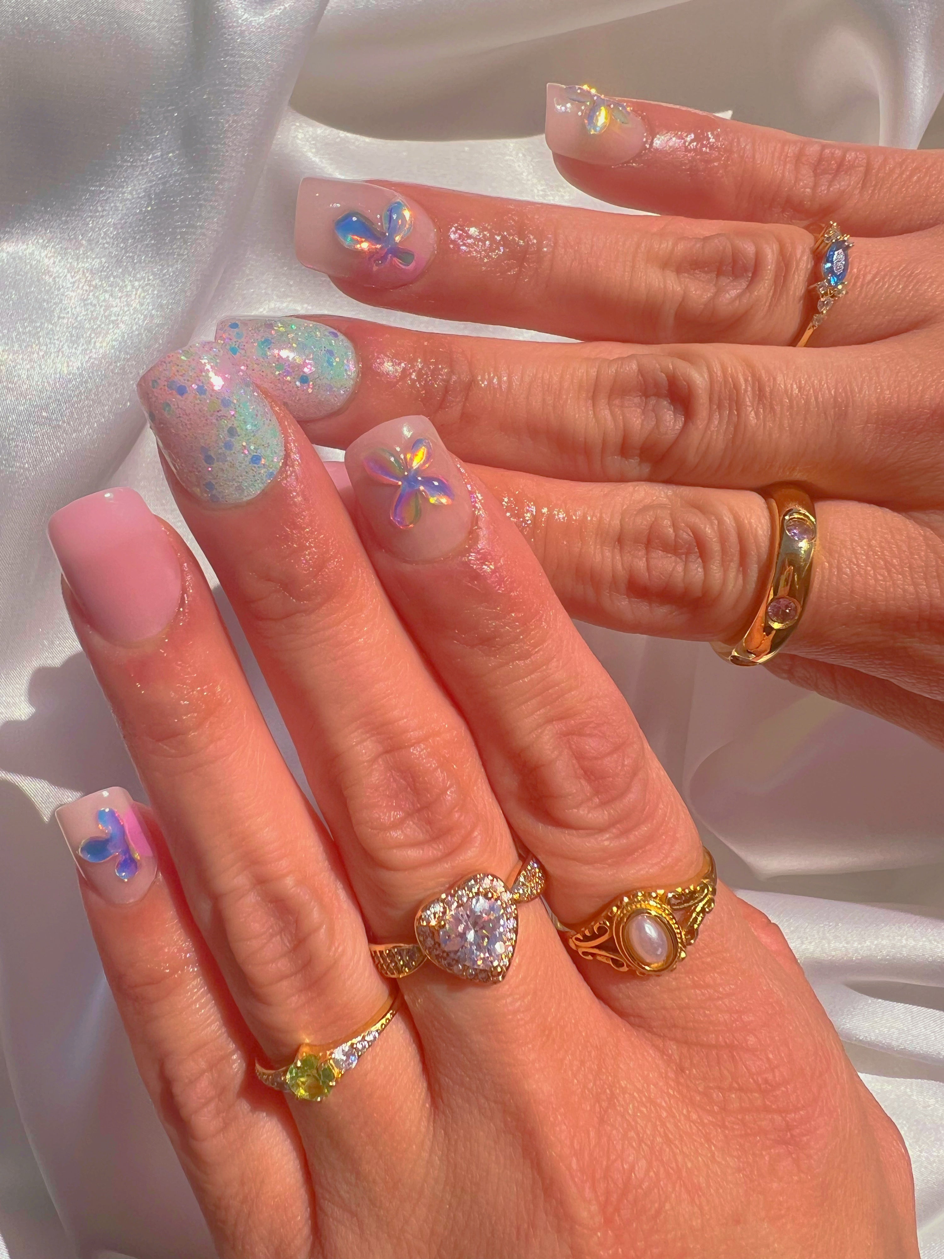 Cotton Candy Press-On Nails