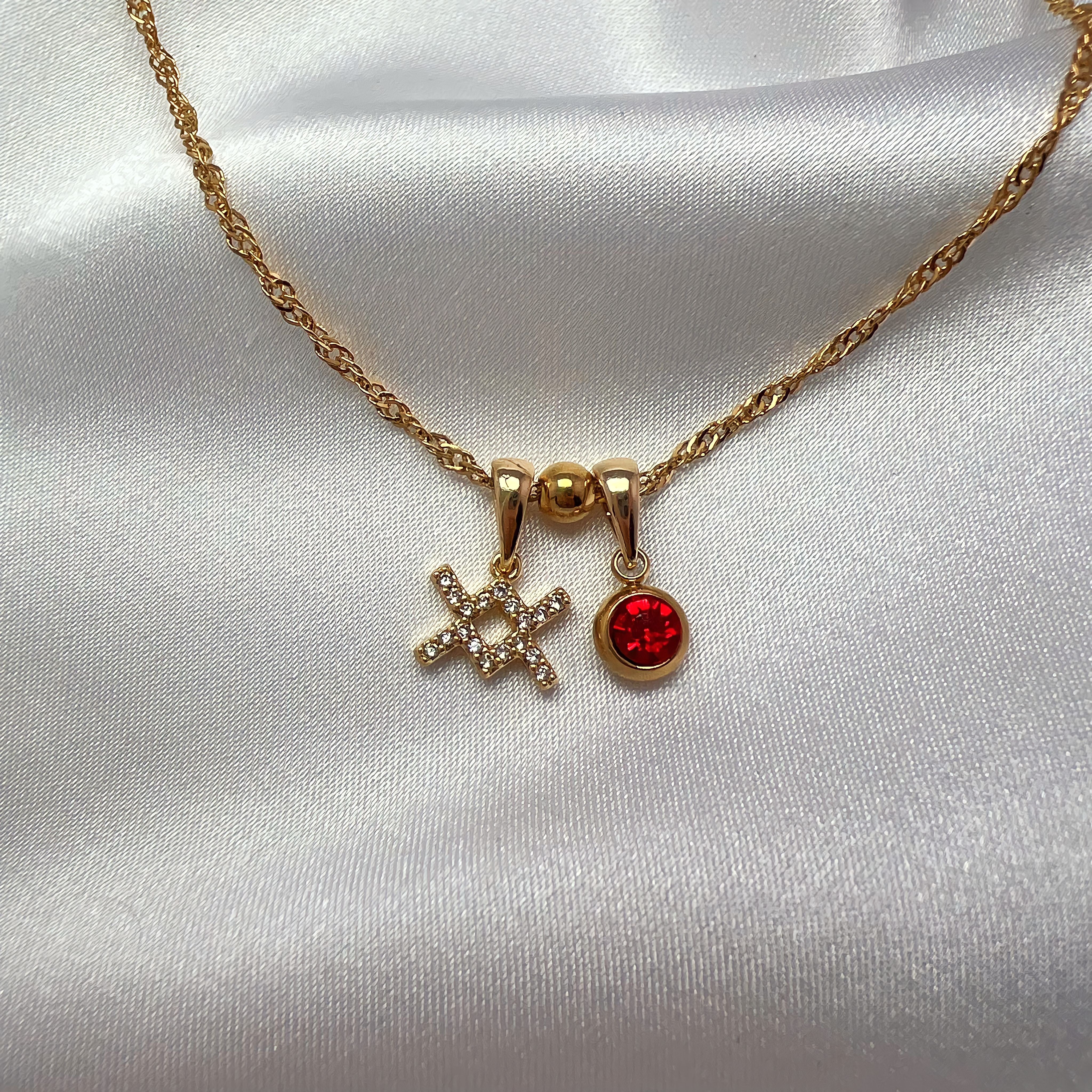 Aquarius in January Necklace