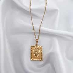 Butterfly Effect Tablet Necklace