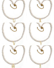 La Perla Initials Necklace (A-Z)