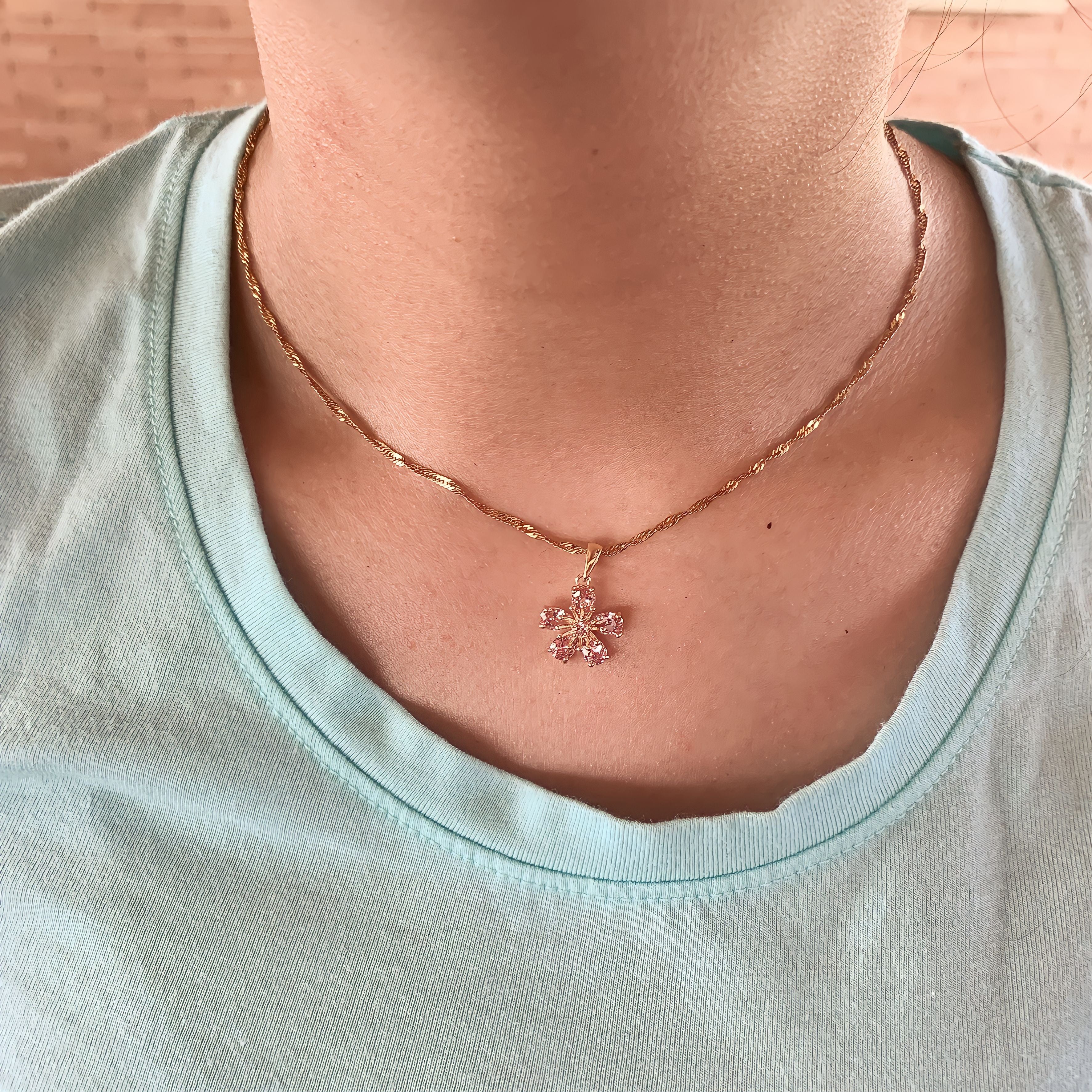 Bought Myself Flowerz Necklace