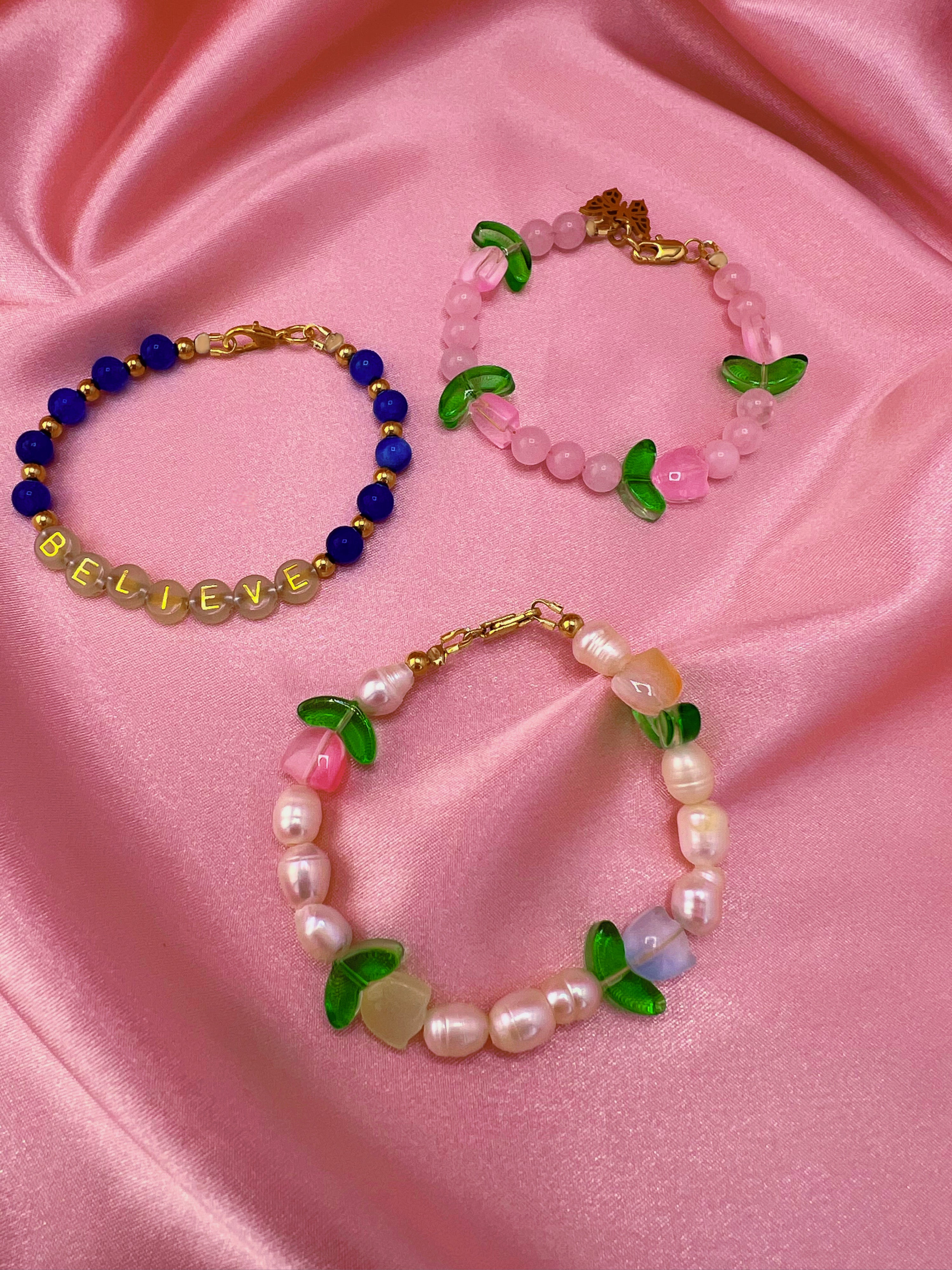 Tulip Garden Beaded Bracelet