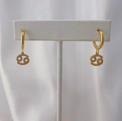 Cancer Gal Earrings