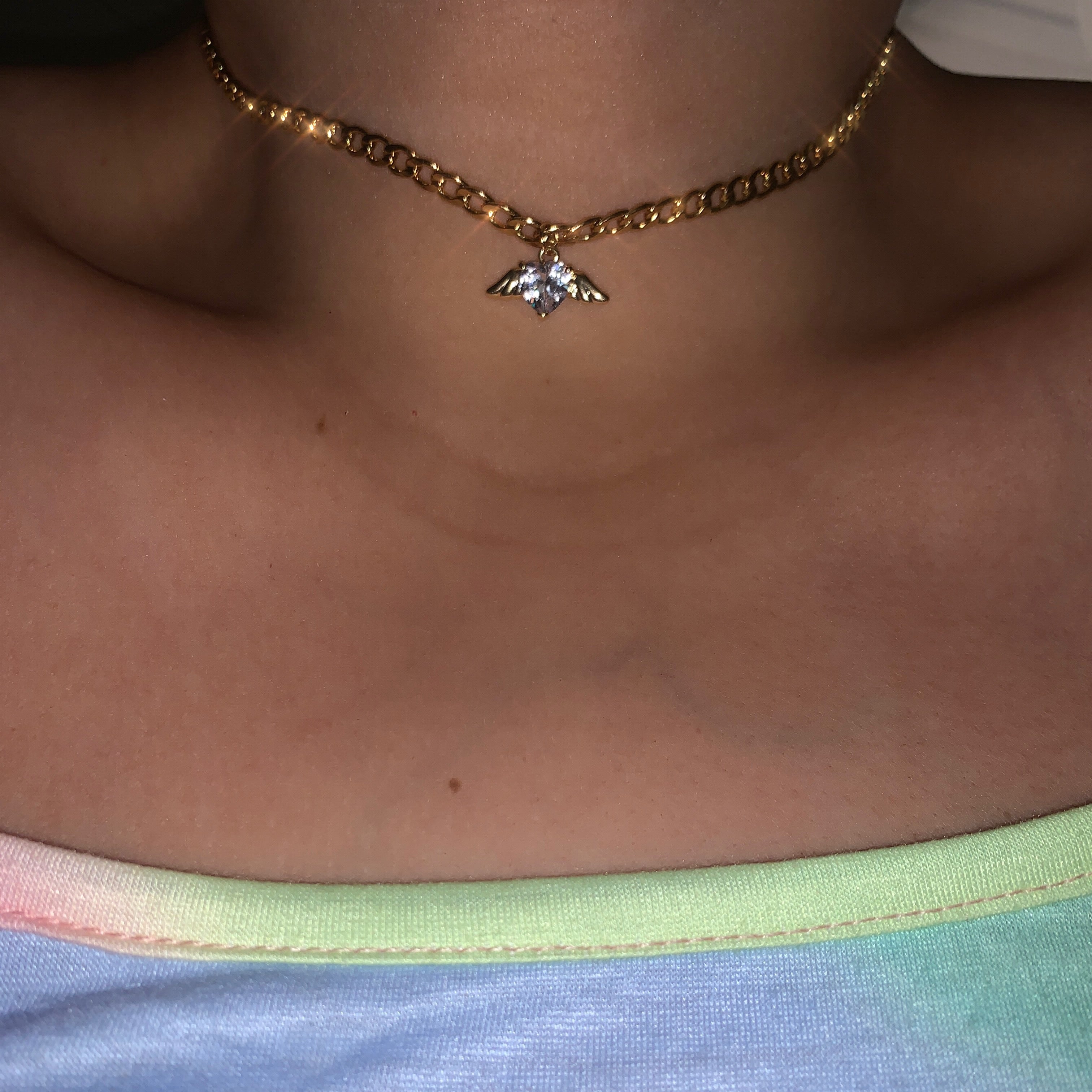 Not Your Angel Choker (6601269018690)