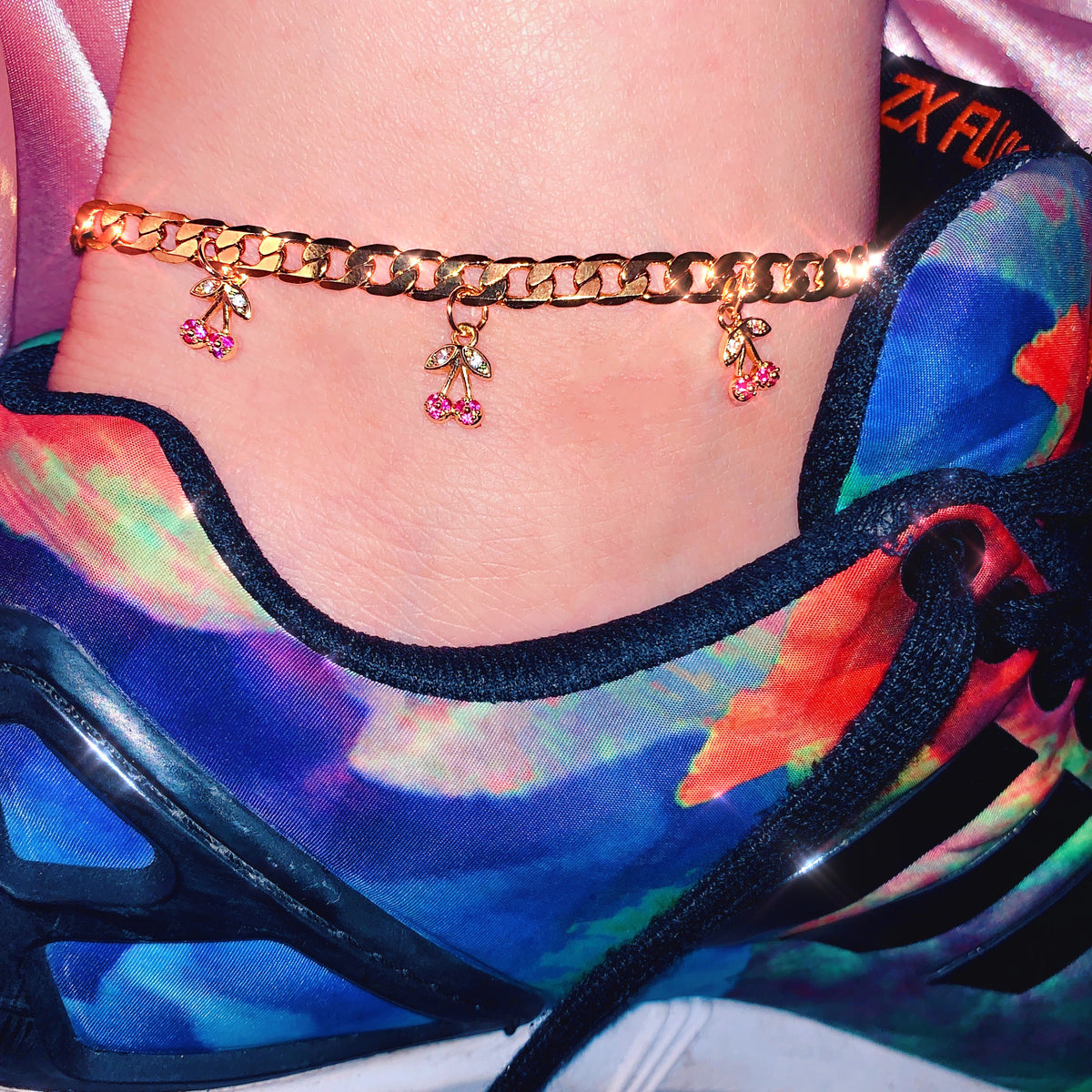 Cherry Picking Anklet (4616141406274)