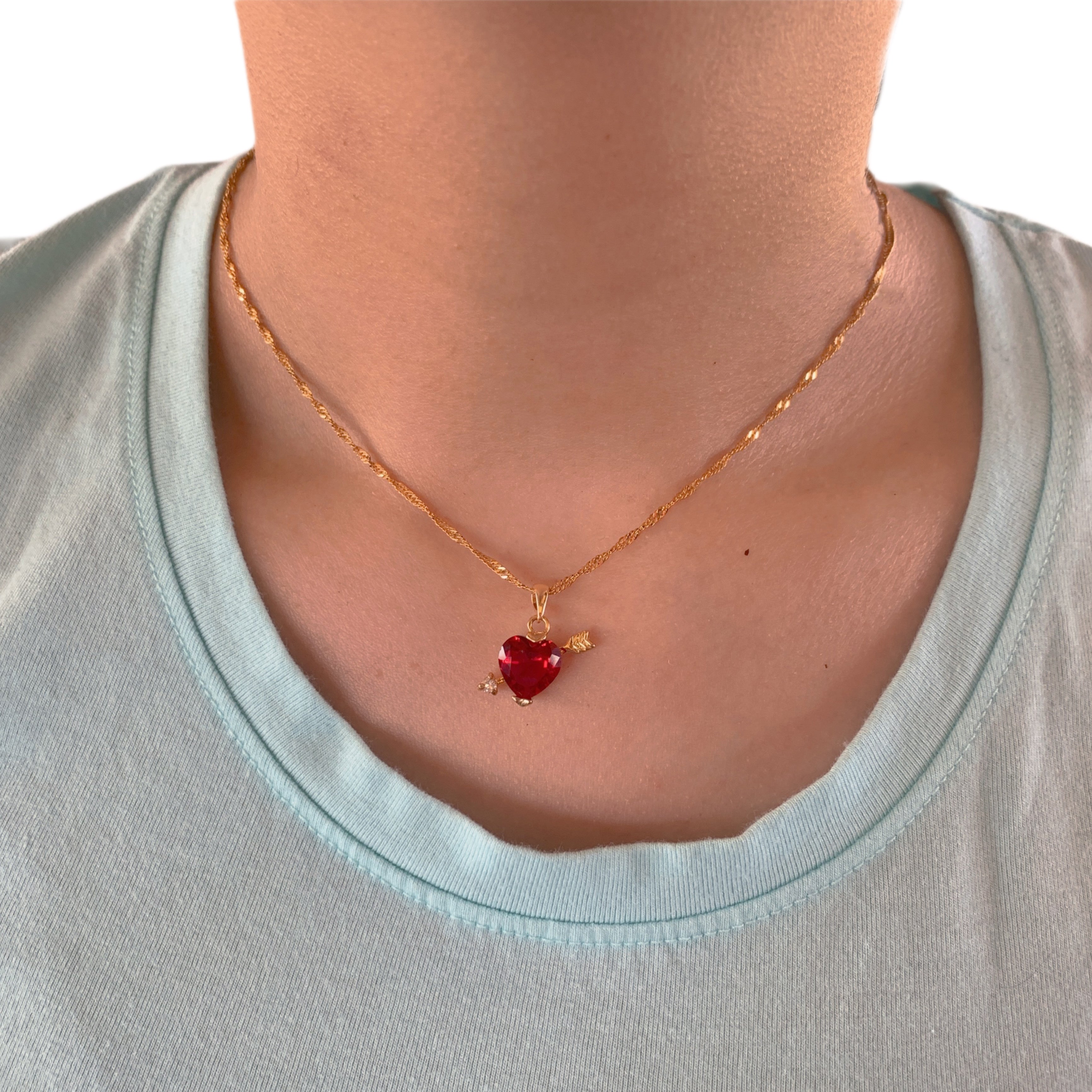 Flirty Ruby Necklace