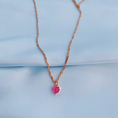 Shattered Heart Necklace (4488602386498)
