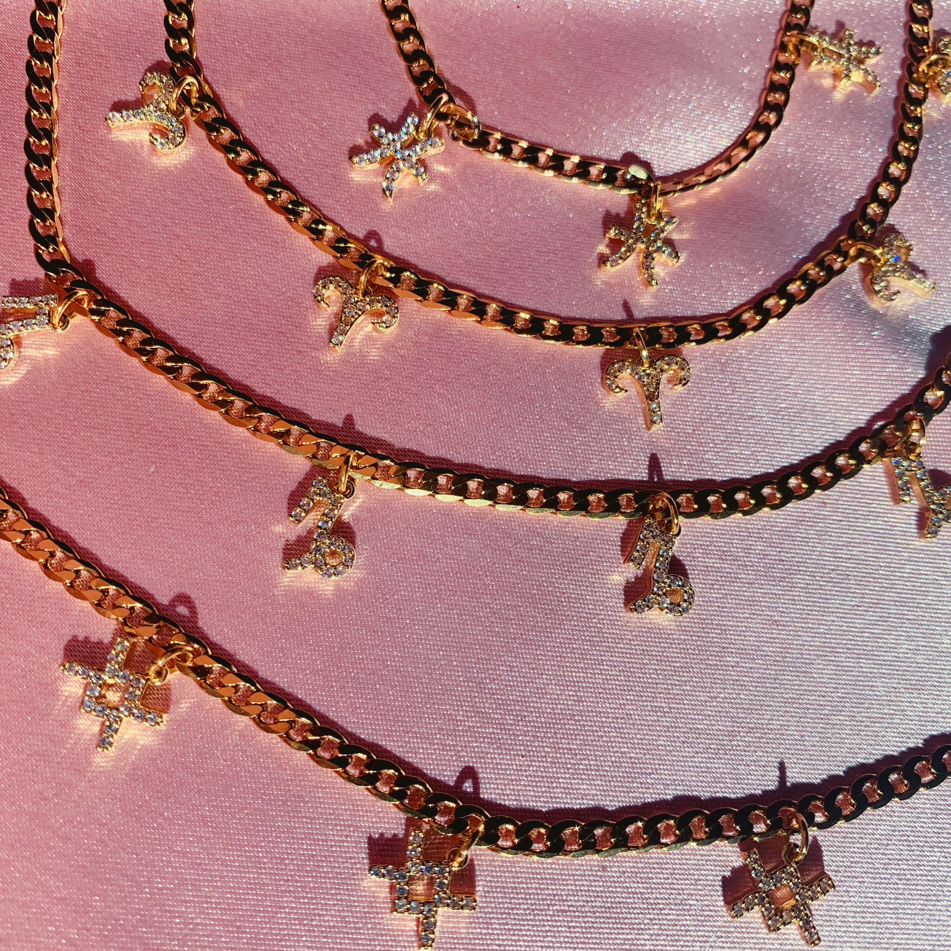 Zodiac Babe Necklace (12 zodiacs) (4424018133058)
