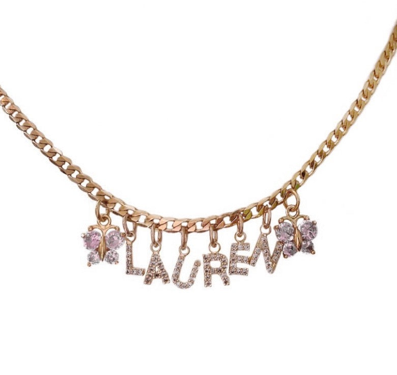 Pink n’ Fly Custom Necklace