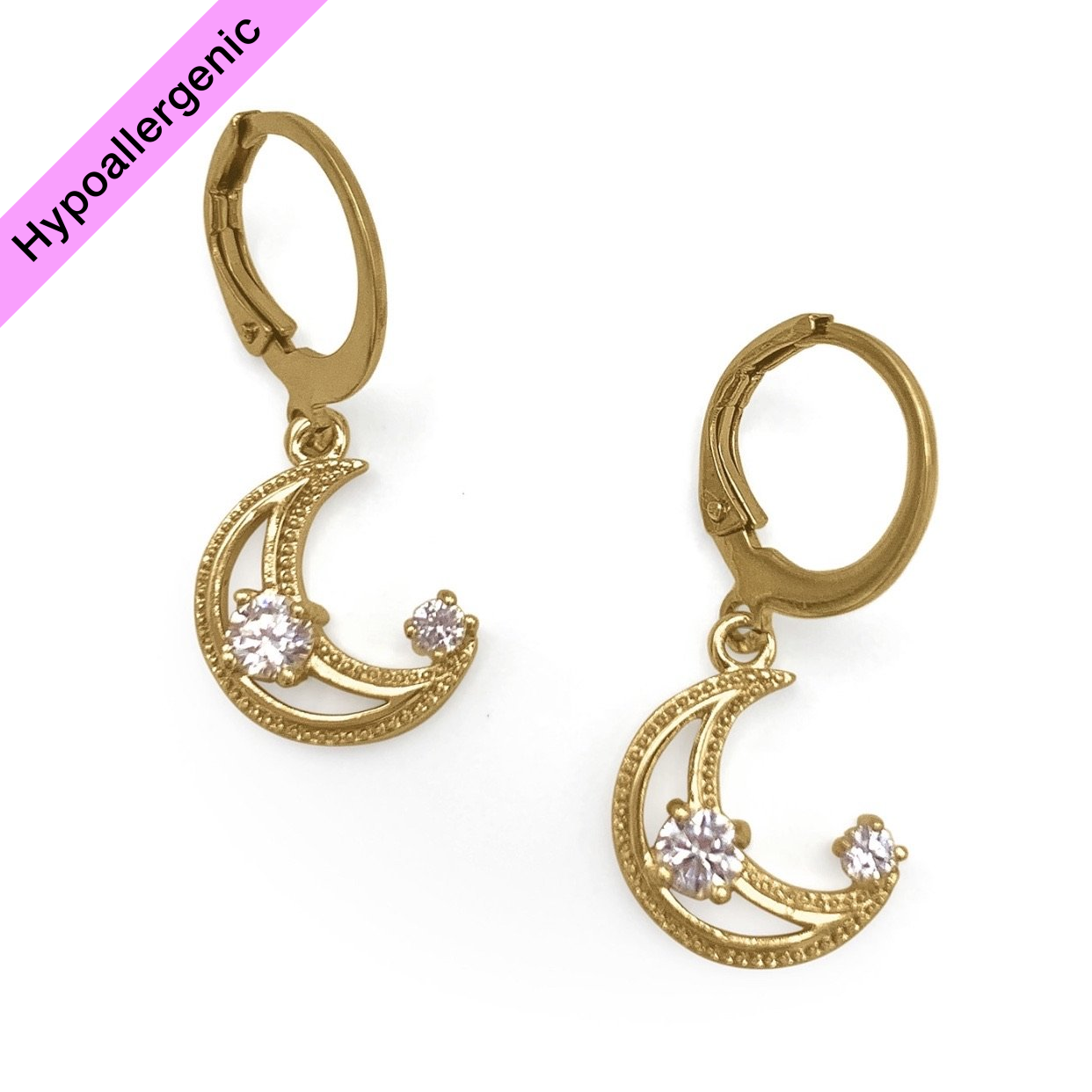 Goodnight, Moon Earrings (4428474974274)