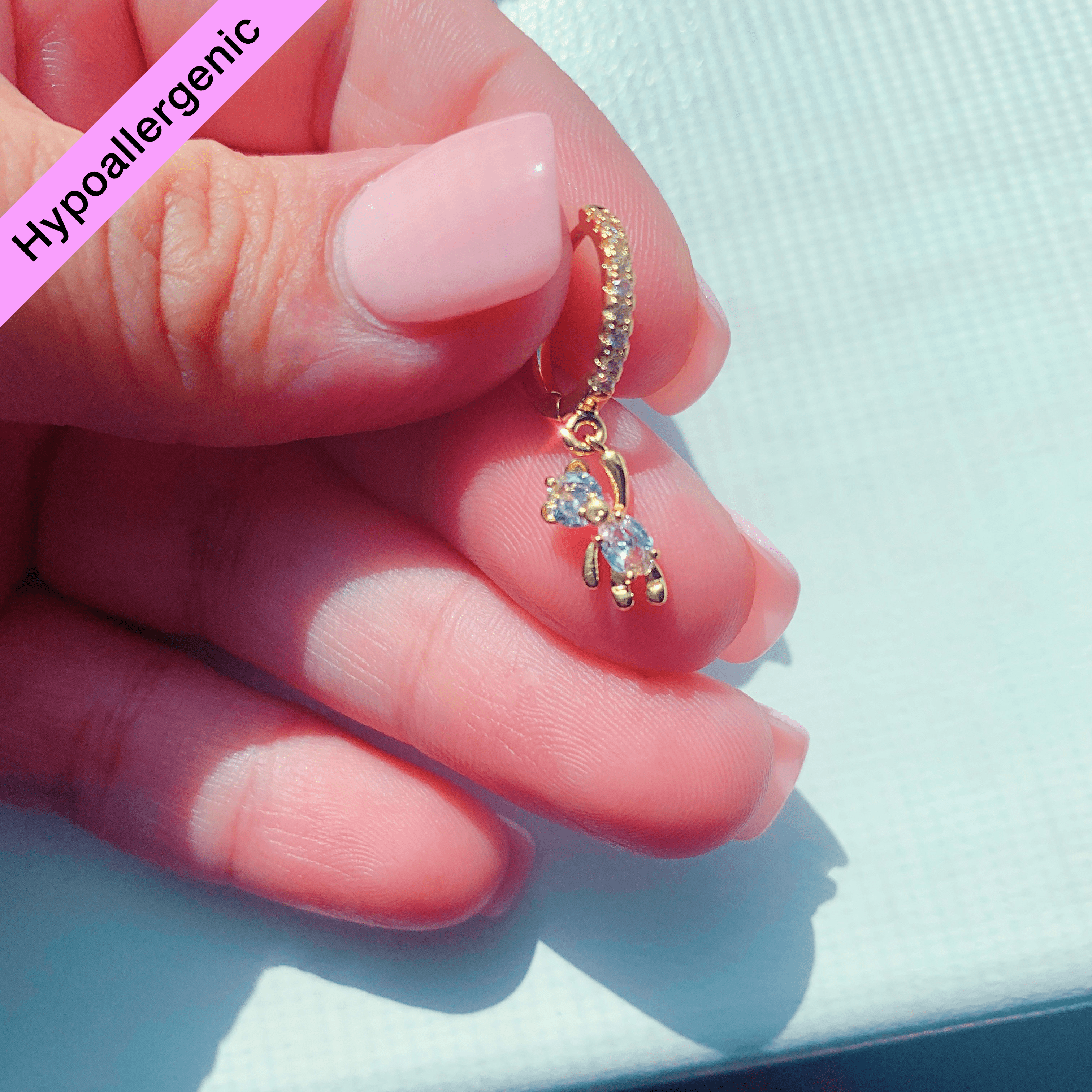 Bear Hugz Earrings (4641199587394)